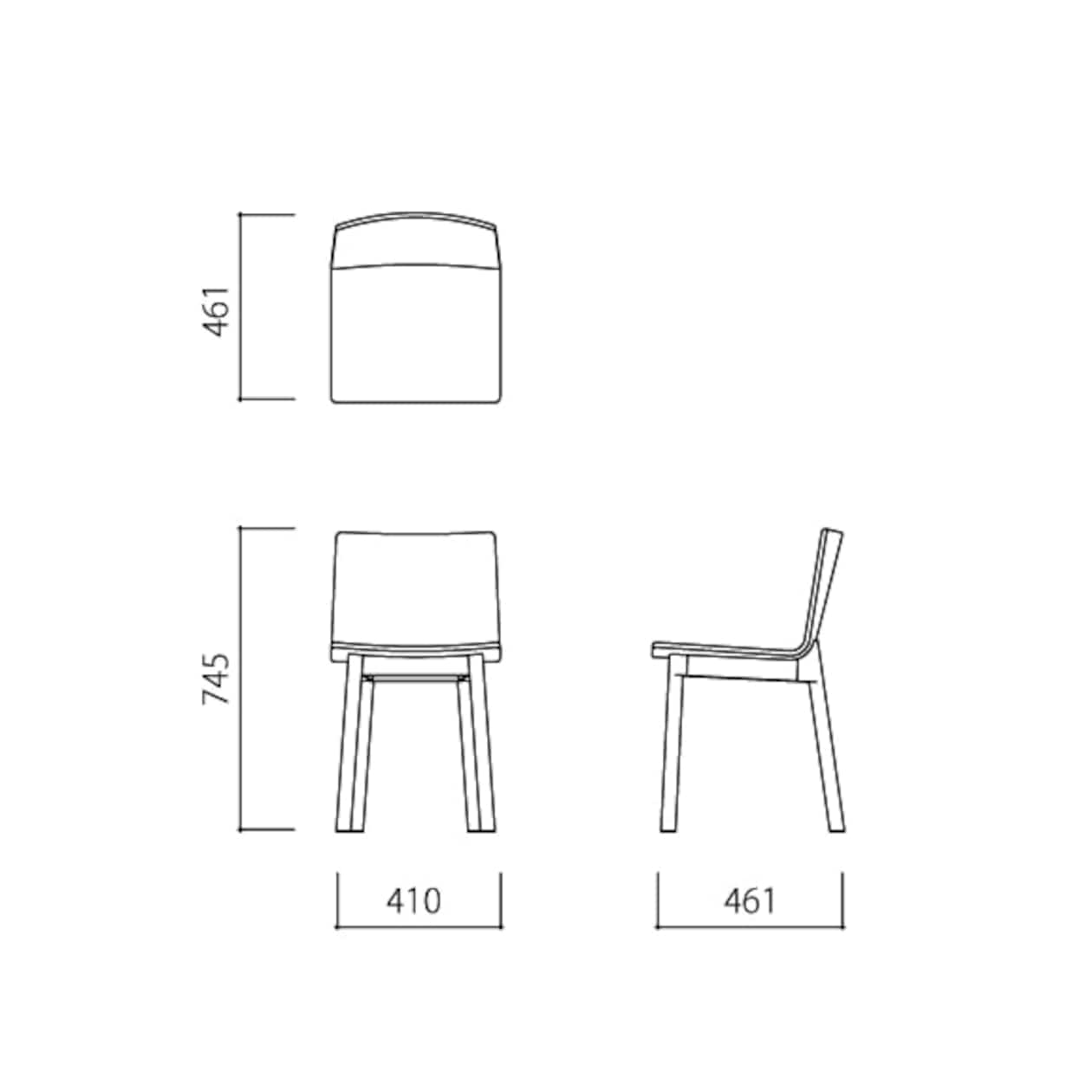 【新古品】［ＩＤＥＥ］ＳＴＩＬＴ　ＣＨＡＩＲ　ＧＲＡＹ