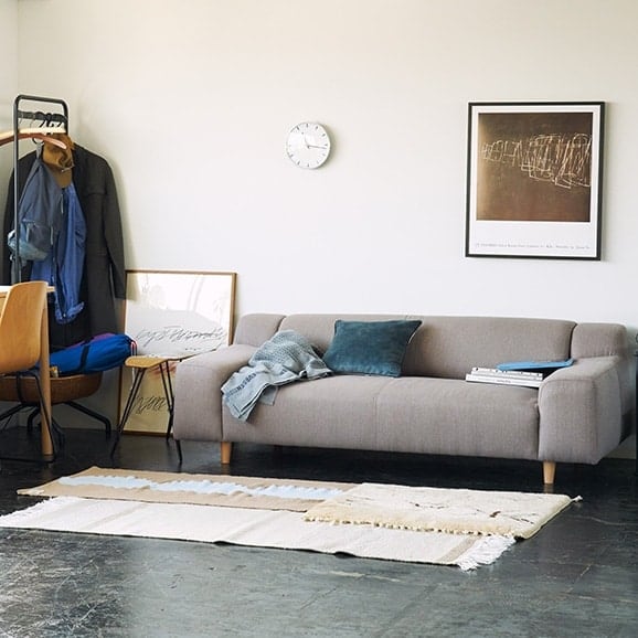 【新古品】［ＩＤＥＥ］ＰＬＡＩＳＩＲ　ＳＯＦＡ　ＴＡＵＰＥ　ＧＲＡＹ