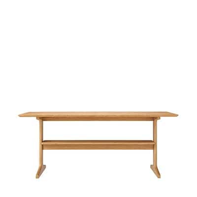 【新古品】リビングでもダイニングでもつかえるテーブル・１・オーク材