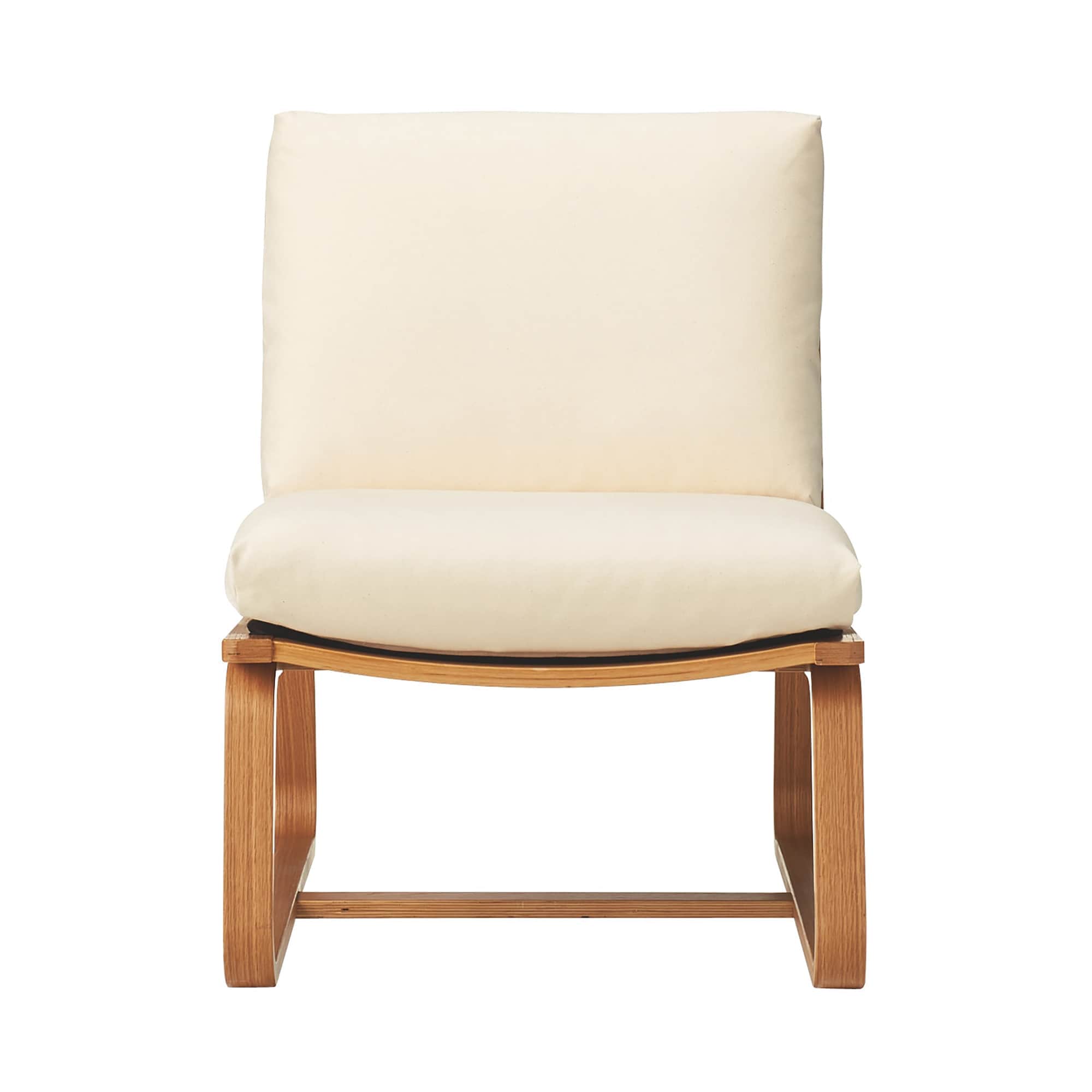 【新古品】リビングでもダイニングでもつかえるソファチェア・オーク材