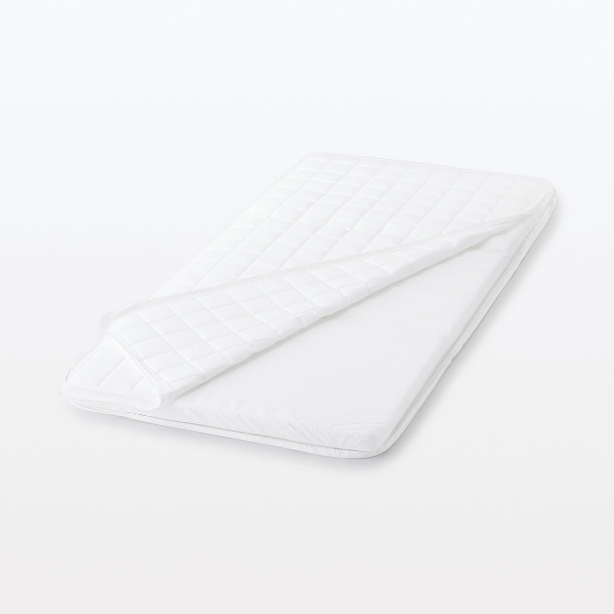 【新古品】防ダニ　カバーが洗える敷ふとん／Ｓ