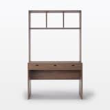 【新古品】スタッキングシェルフ　カウンター　３列　ウォールナット材突板