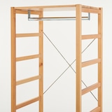 【新古品】パイン材ユニットシェルフ用・ワードローブバー・幅５８ｃｍ用