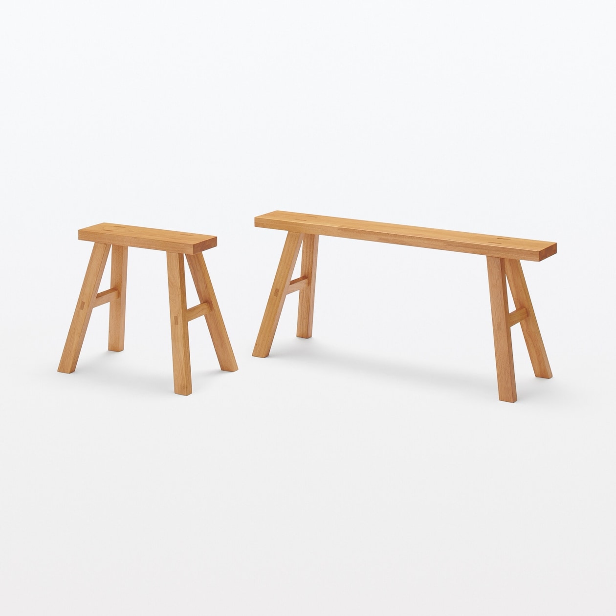 【新古品】木製ベンチ　小
