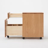 【新古品】木製デスクキャビネット