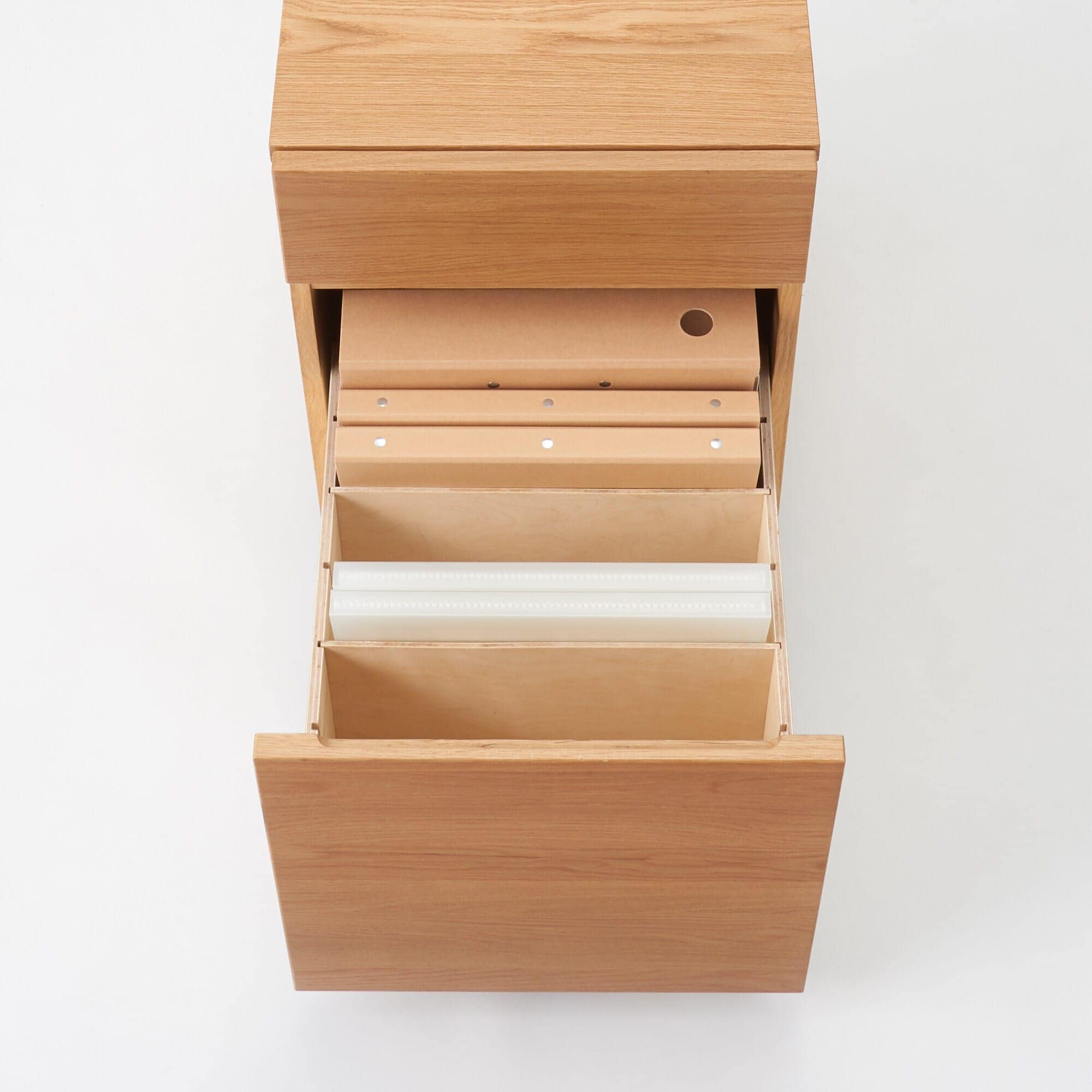 【新古品】木製デスクキャビネット