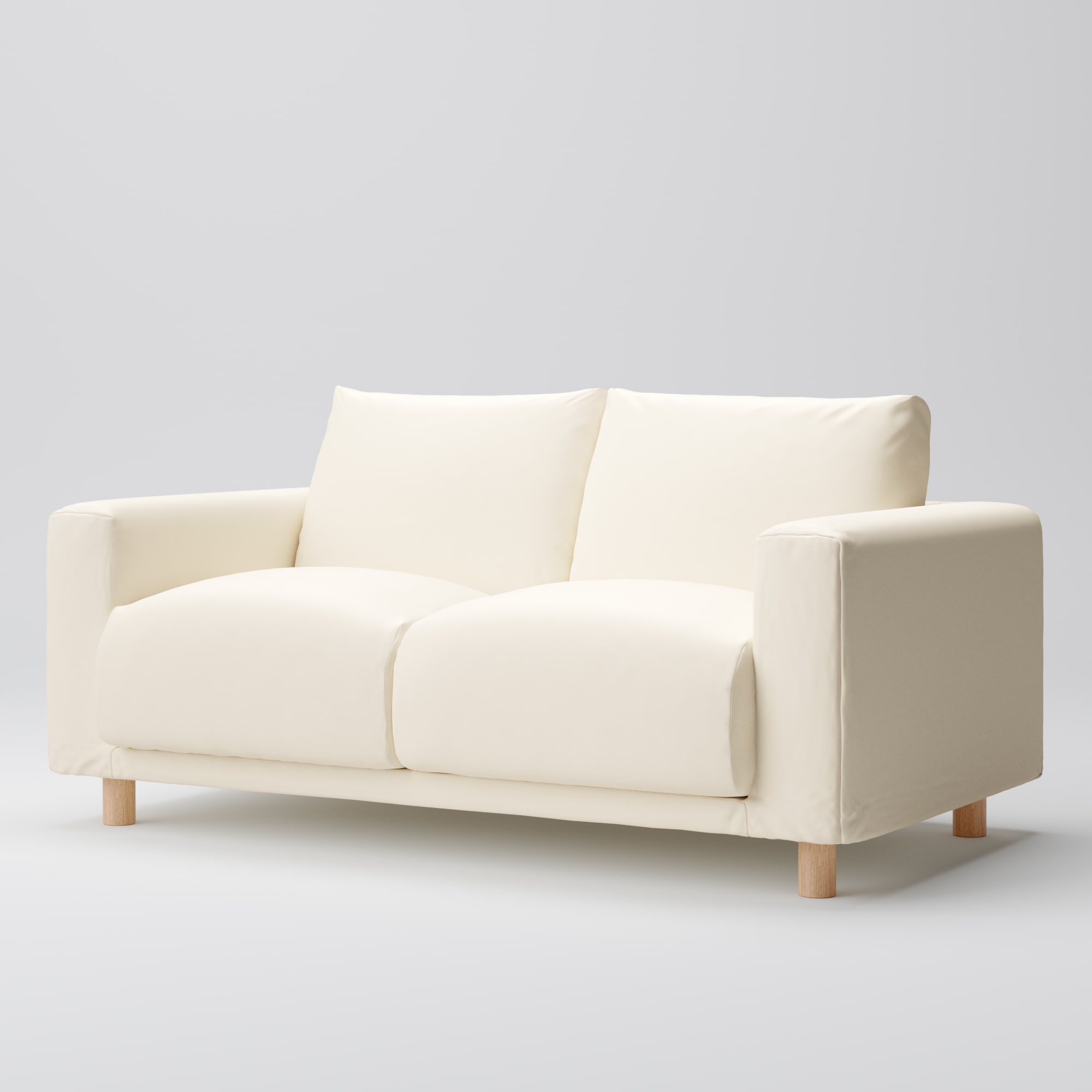 新古品】ソファ本体・2シーター・フェザー・ポケットコイル | 無印良品