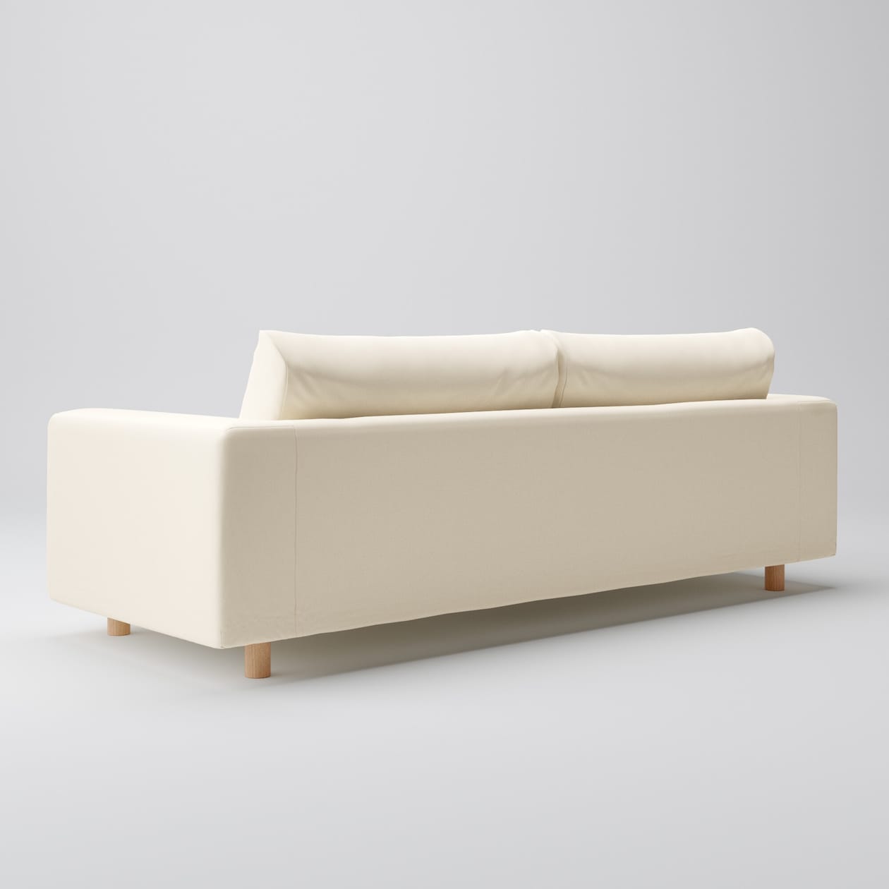 【新古品】ソファ本体・３シーター・フェザー・ポケットコイル