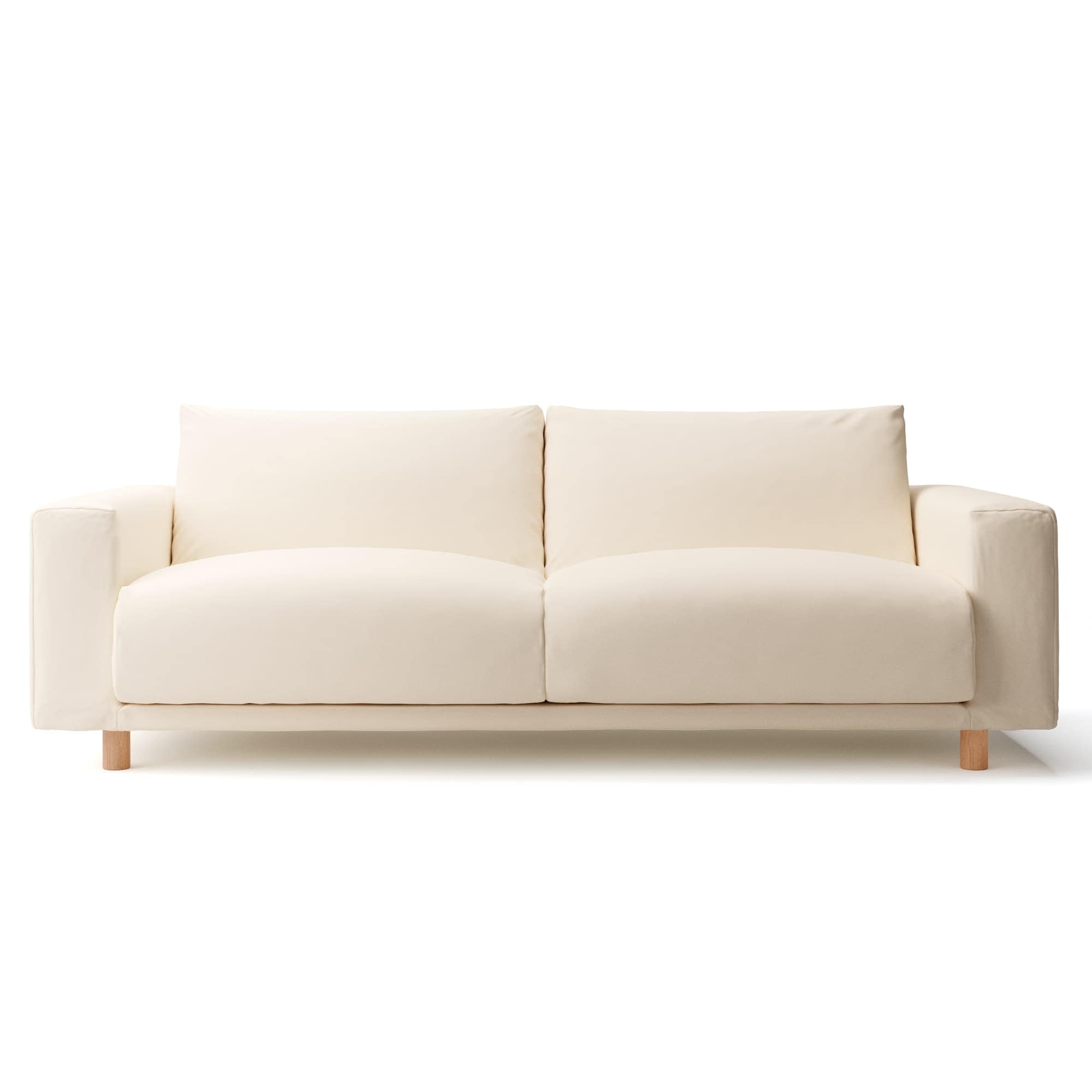 新古品】ソファ本体・3シーター・フェザー・ポケットコイル | 無印良品