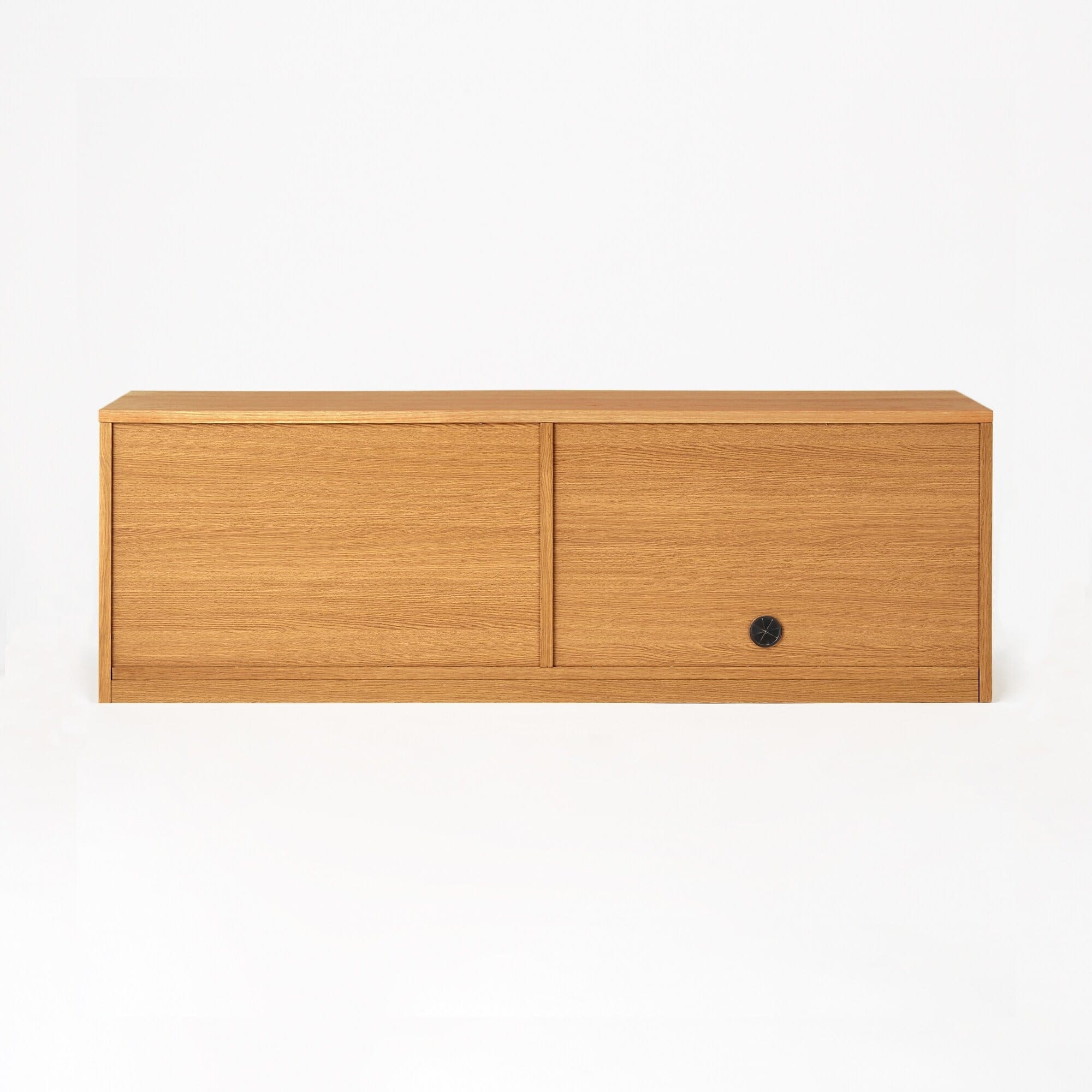 【新古品】木製ＡＶラック　幅１５０ｃｍ　オーク材突板