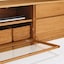 【新古品】木製ＡＶラック　幅１５０ｃｍ　オーク材突板