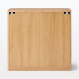 【新古品】木製チェスト４段　オーク材突板