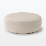 【新古品】空気でできたフロアクッション　ポリエステル　ベージュ