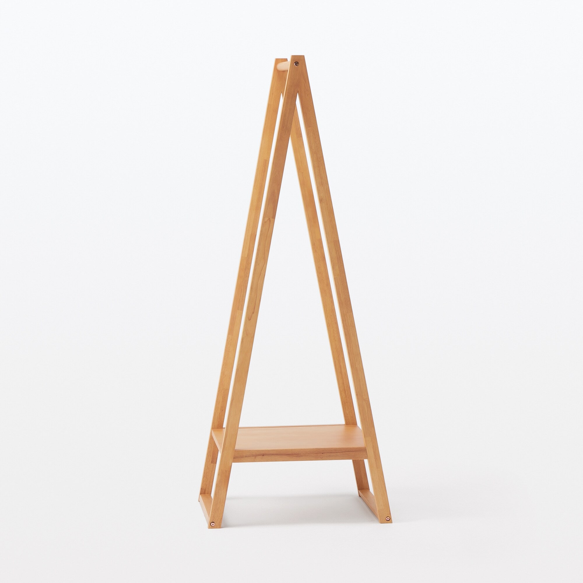 【新古品】木製コートハンガー　ラバーウッド材