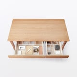 【新古品】木製デスク　オーク材天板