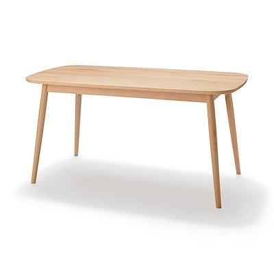 【新古品】ブナ材テーブル　丸脚　幅１５０ｃｍ