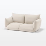 【新古品】リクライニング　フロアソファ　２シーター　ベージュ