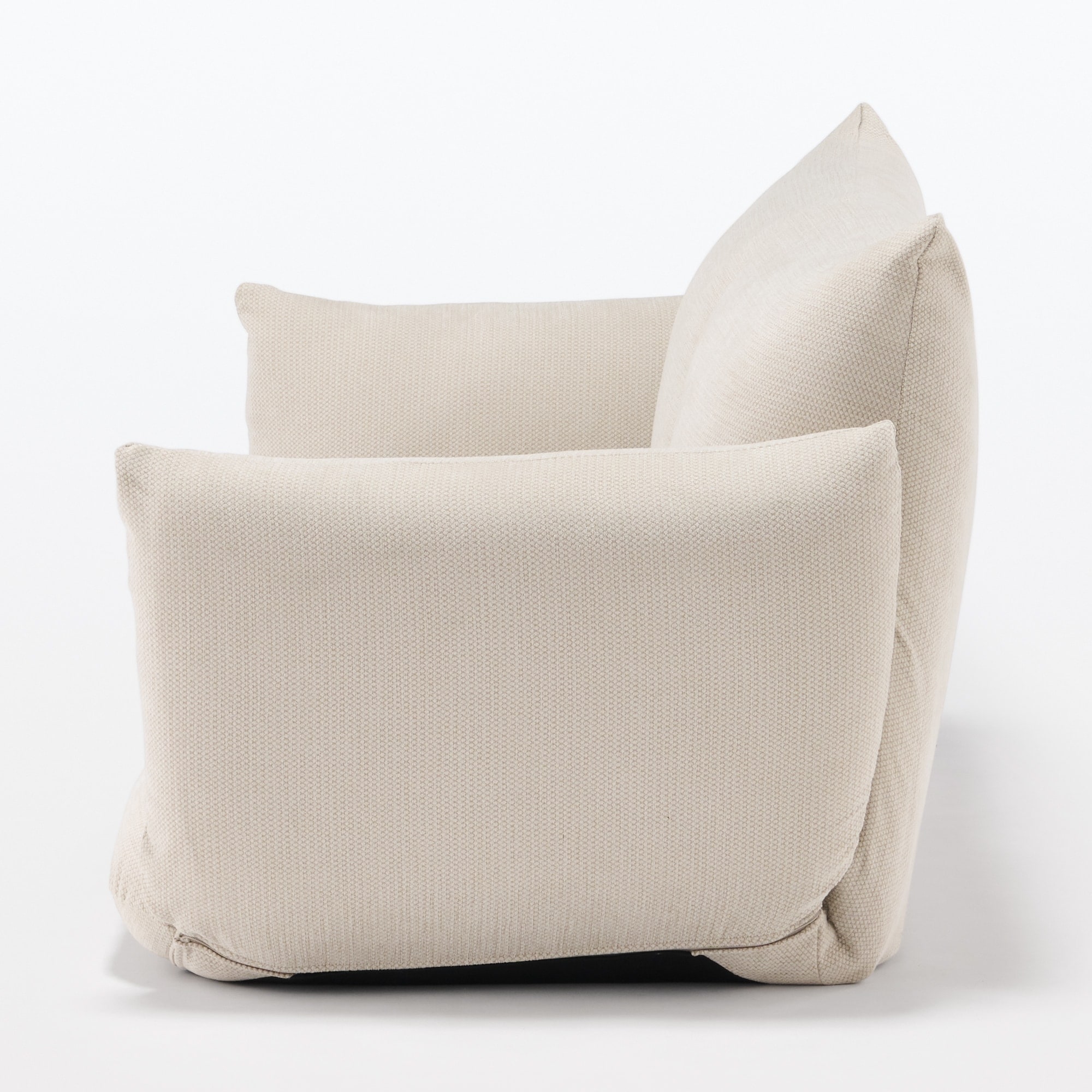 【新古品】リクライニング　フロアソファ　２シーター　ベージュ