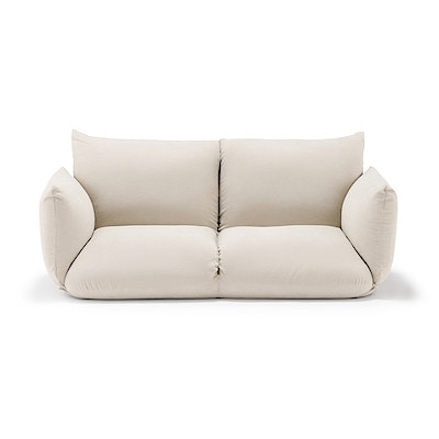 【新古品】リクライニング　フロアソファ　２シーター　ベージュ