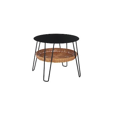 【新古品】［ＩＤＥＥ］ＷＡＬＬＡＢＹ　ＬＯＷ　ＴＡＢＬＥ　ＲＯＵＮＤ　ＢＬＡＣＫ