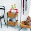 【新古品】［ＩＤＥＥ］ＷＡＬＬＡＢＹ　ＢＡＳＫＥＴ　ＳＴＡＮＤ　Ｂｌａｃｋ
