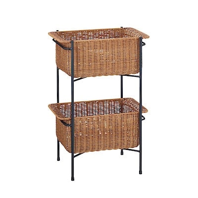 【新古品】［ＩＤＥＥ］ＷＡＬＬＡＢＹ　ＢＡＳＫＥＴ　ＳＴＡＮＤ　Ｂｌａｃｋ