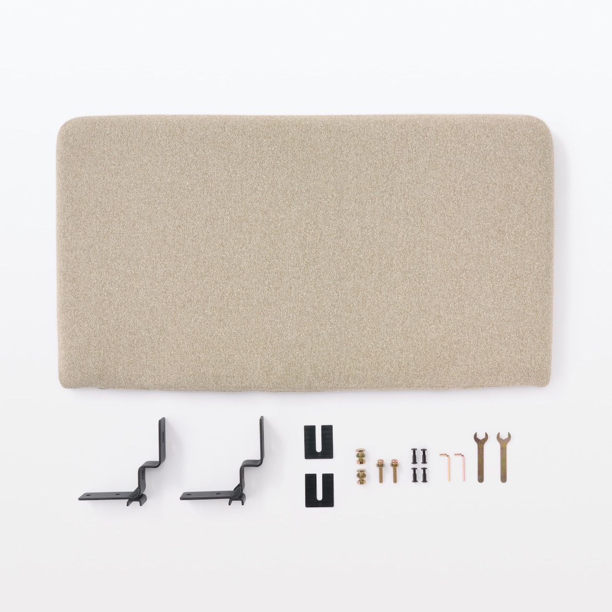 【新古品】木製ベッドフレーム用カバーリングヘッドボード