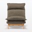 【新古品】ハイバックリクライニングソファ　１シーター　ポリエステル平織
