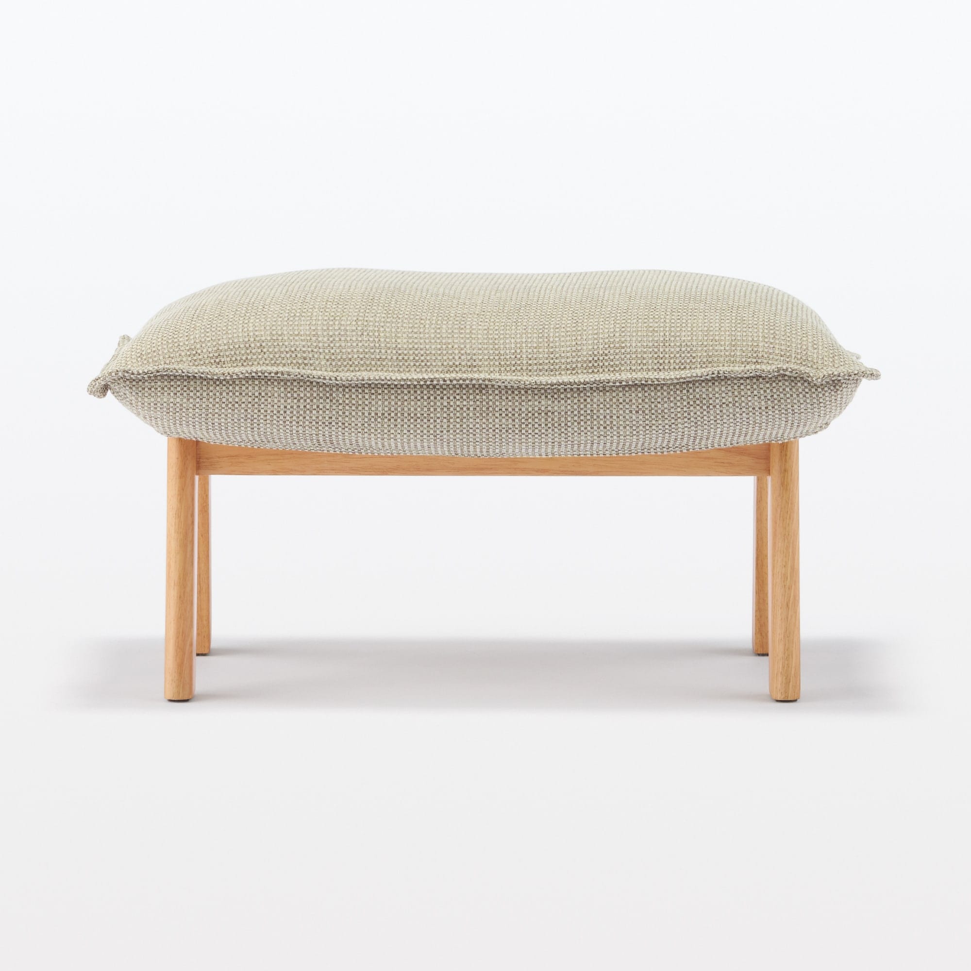 新古品】ハイバックリクライニングソファ用オットマン ポリエステル