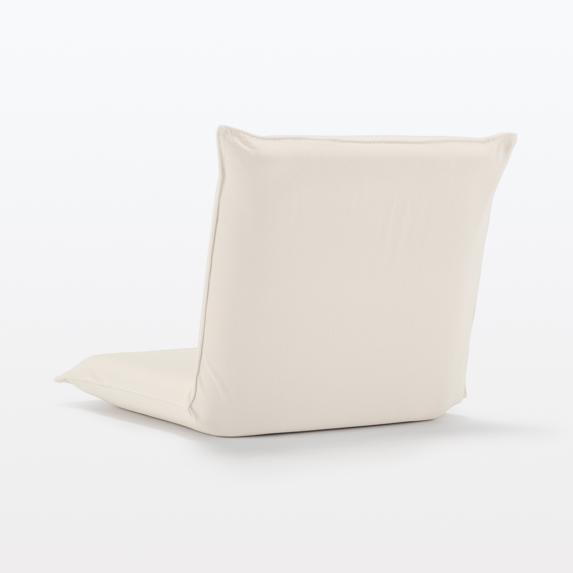 【新古品】座いす　大　洗いざらしの綿帆布