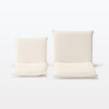 【新古品】座いす　大　洗いざらしの綿帆布