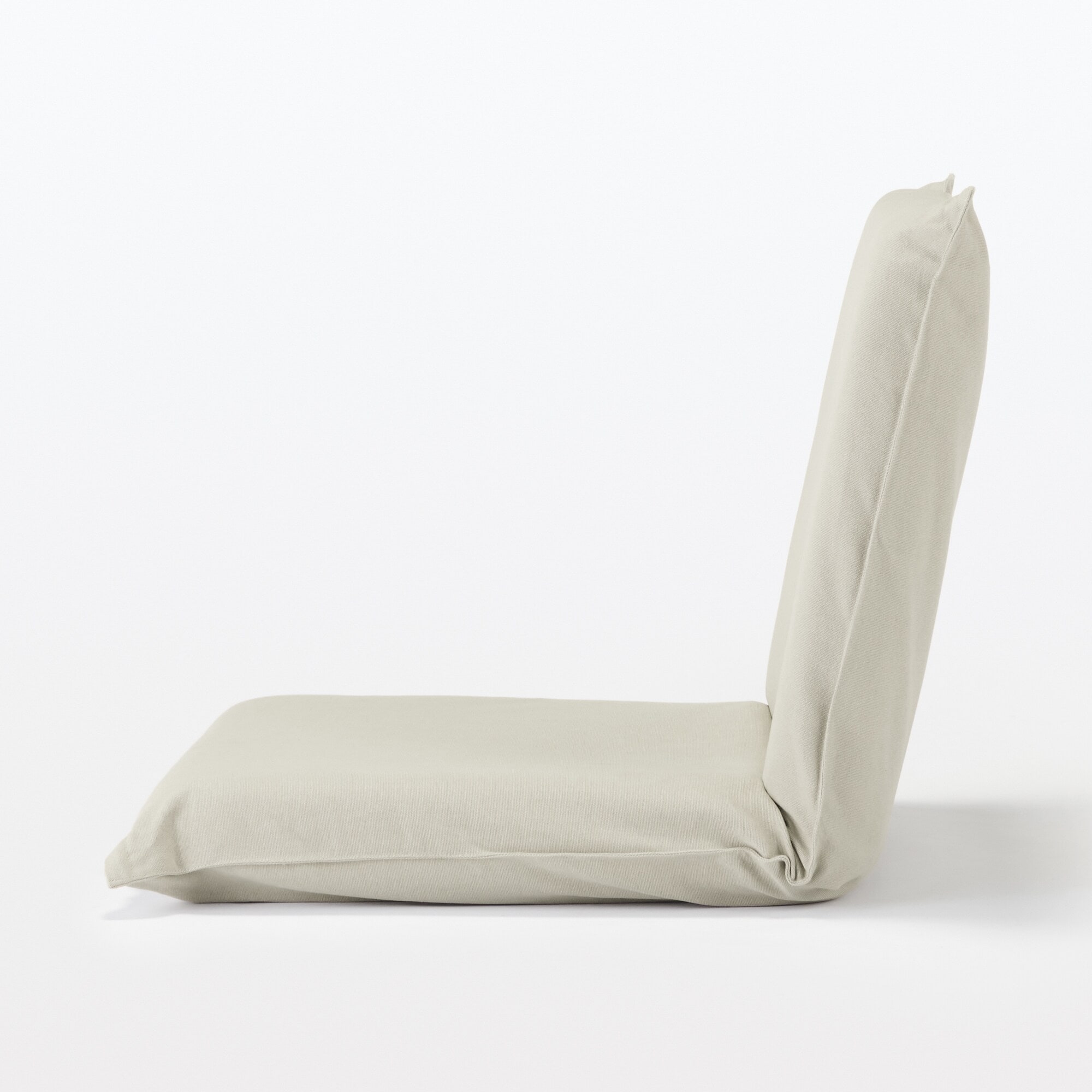 【新古品】座いす　大　洗いざらしの綿帆布