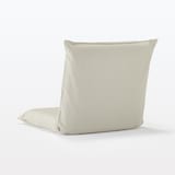 【新古品】座いす　大　洗いざらしの綿帆布