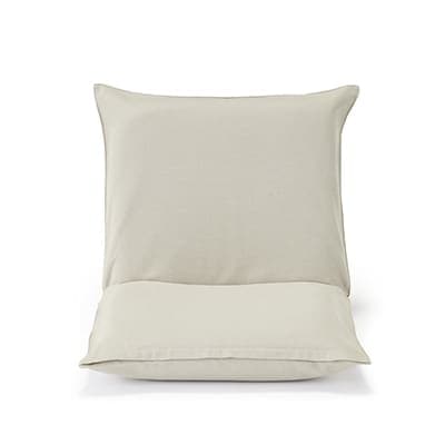 【新古品】座いす　小　洗いざらしの綿帆布　ベージュ