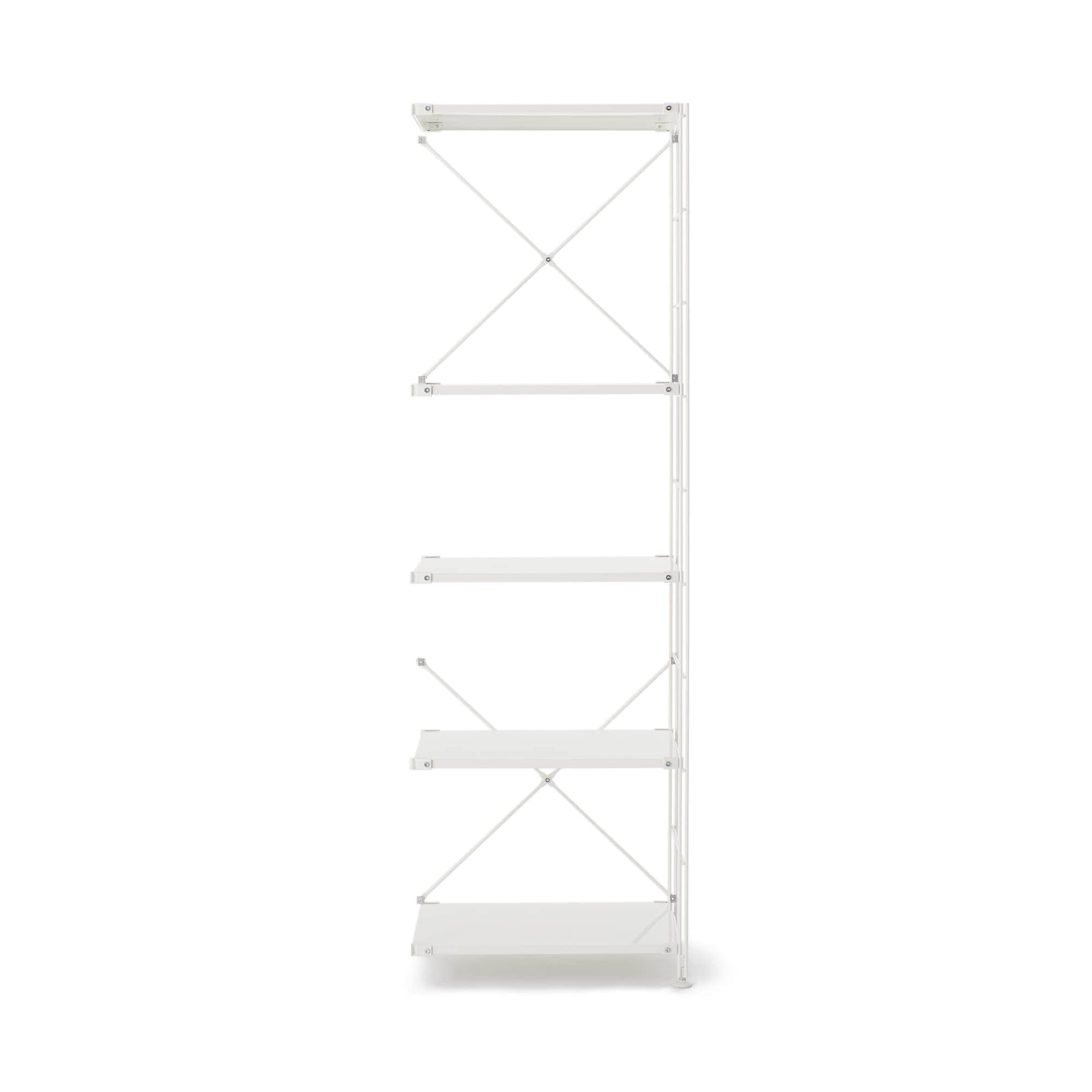 MUJI スチールユニットシェルフ ランドリーセット 追加棚付き