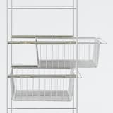 【新古品】ステンレスユニットシェルフ　ステンレス追加用ワイヤーバスケット