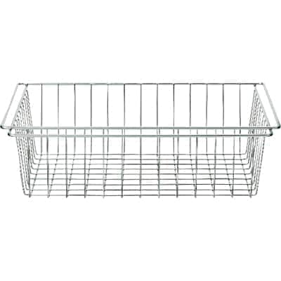 【新古品】ステンレスユニットシェルフ　ステンレス追加用ワイヤーバスケット