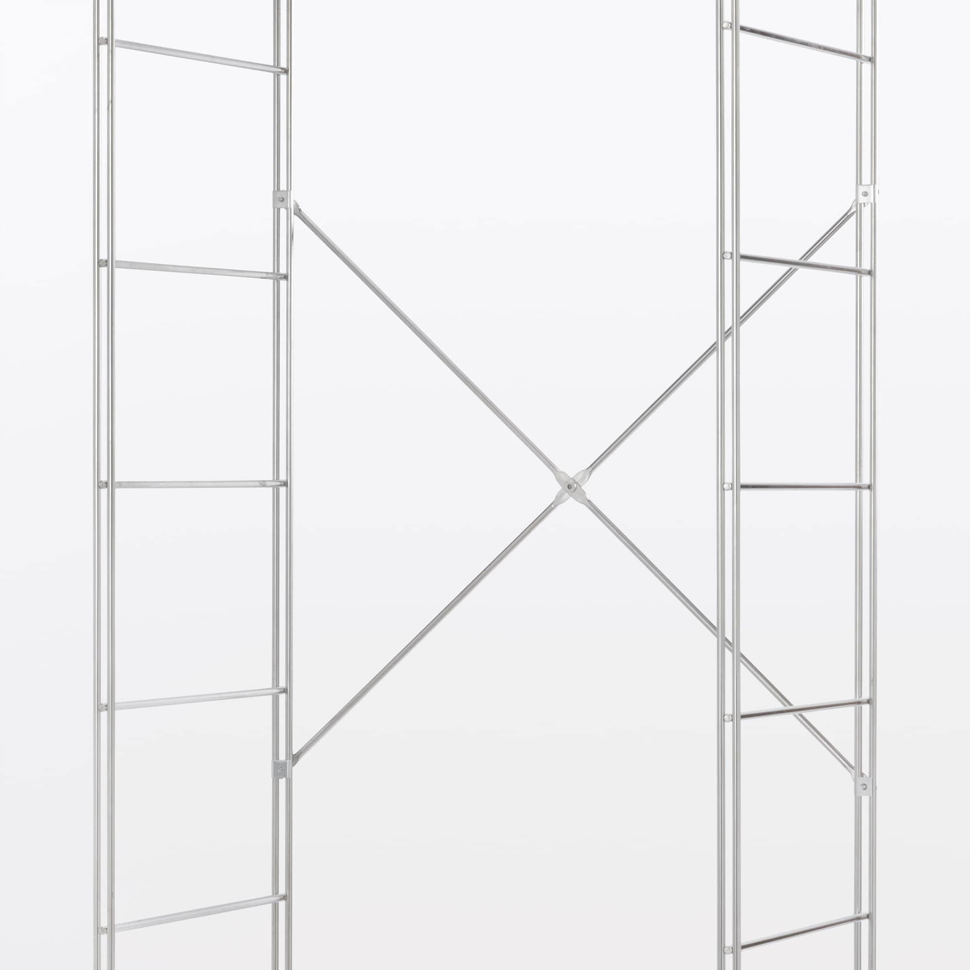 【未使用品】 ステンレスユニットシェルフ 帆立・大×2本、クロスバー・小×2本 新古品】ステンレスユニットシェルフ ステンレスクロスバー 小 | 無印良品
