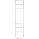 【新古品】ステンレスユニットシェルフ　ステンレス追加用帆立　特大