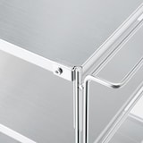 【新古品】ステンレスユニットシェルフワゴンセット