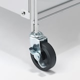 【新古品】ステンレスユニットシェルフワゴンセット