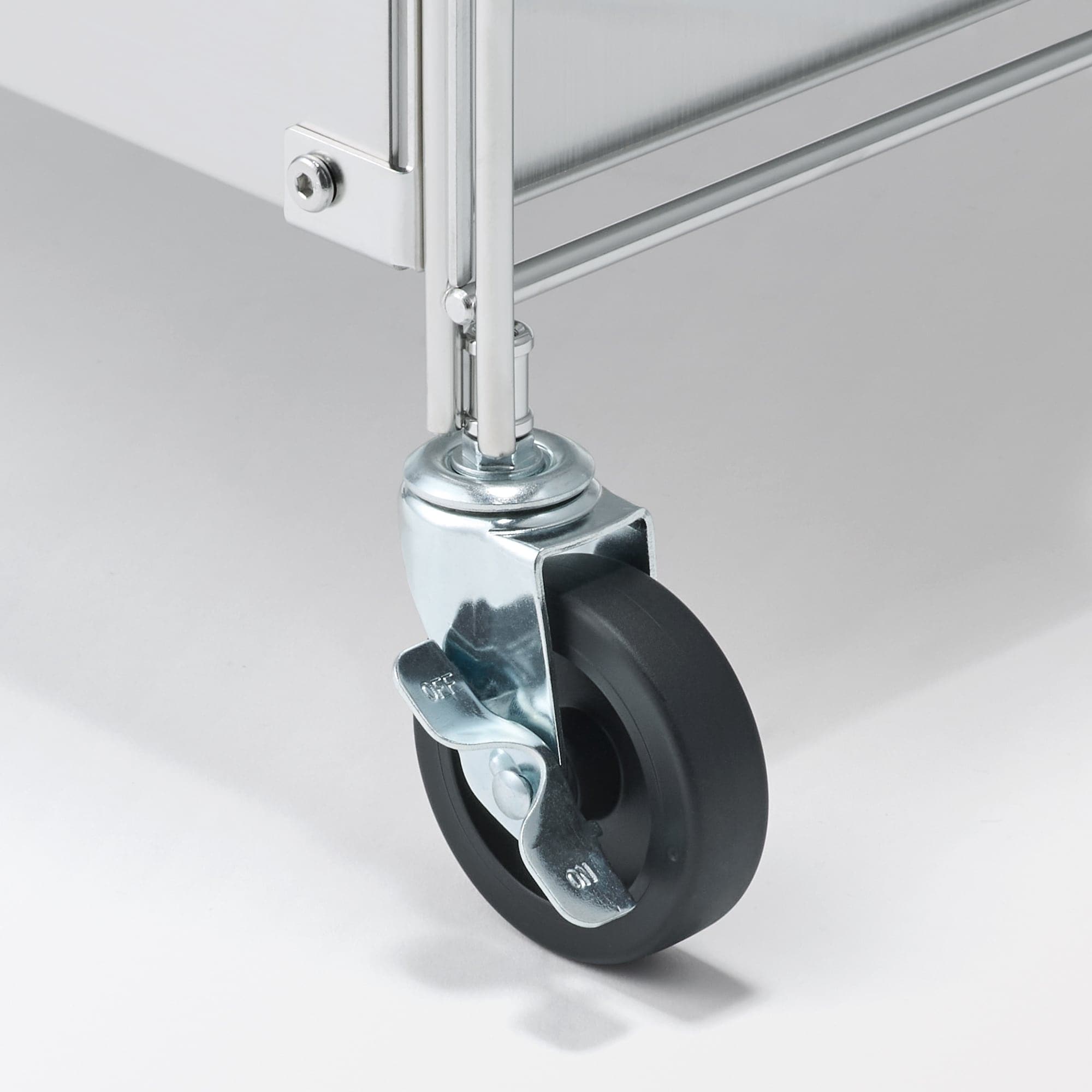 【新古品】ステンレスユニットシェルフワゴンセット