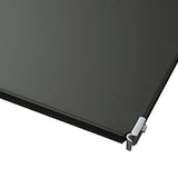 【新古品】ステンレスユニットシェルフ用　追加棚　ダークグレー