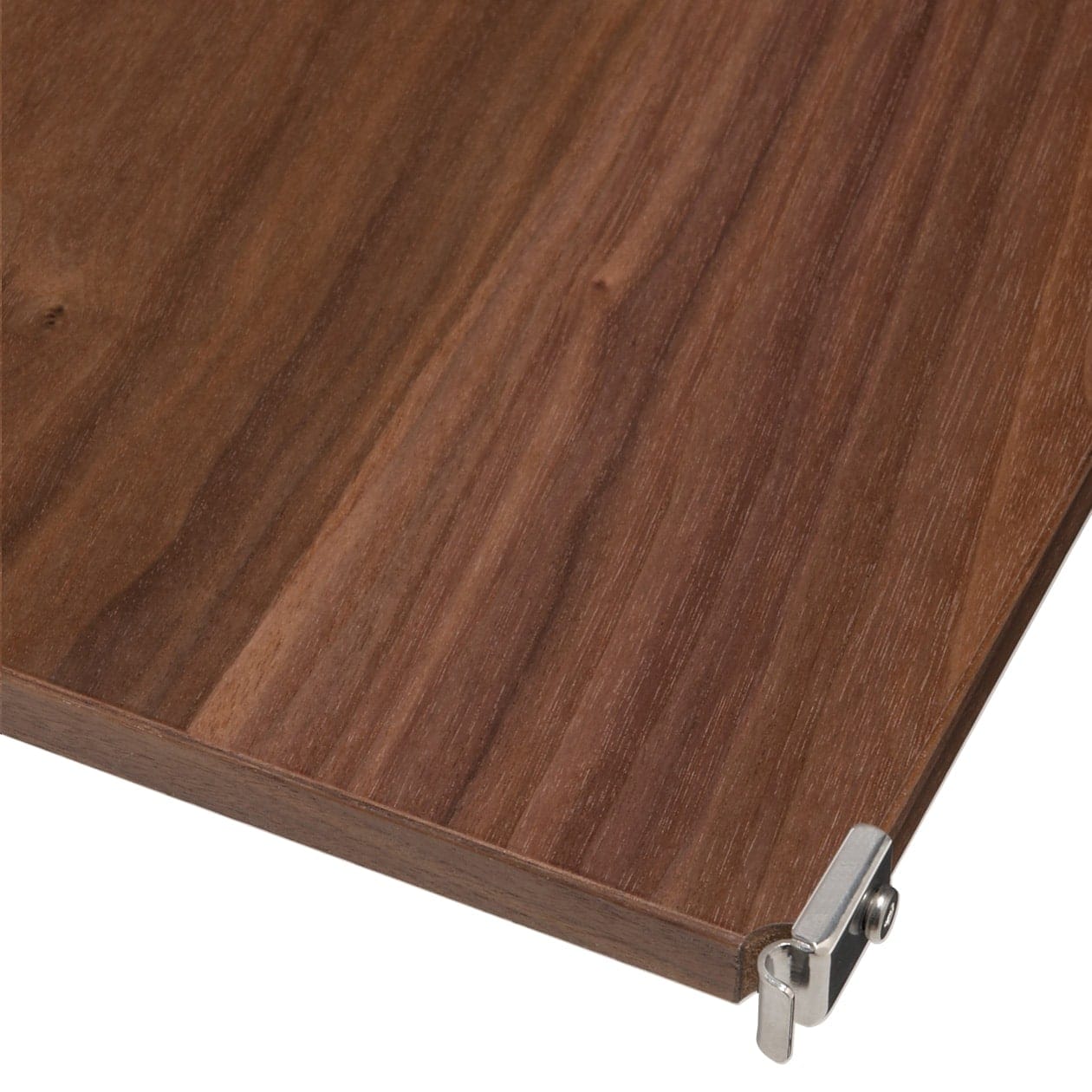 新古品】ステンレスユニットシェルフ 追加棚 ウォールナット材