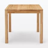 【新古品】木製テーブル　引出付　節あり　幅８０ｃｍ　