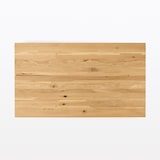 【新古品】木製テーブル　引出付　節あり　幅８０ｃｍ　