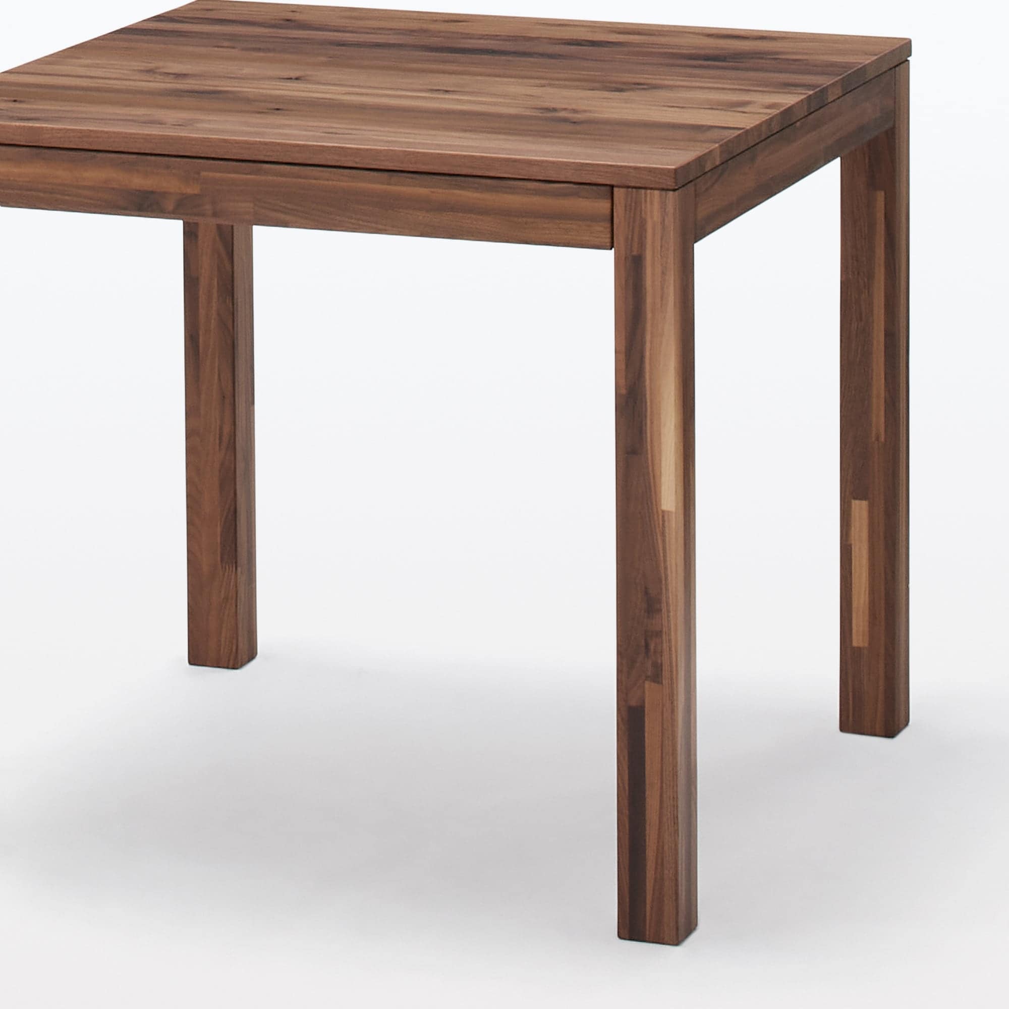 【新古品】木製テーブル　引出付　節あり　幅８０ｃｍ　