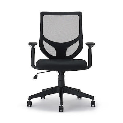 【新古品】ワーキングアームチェア　背メッシュ　（２０２３）