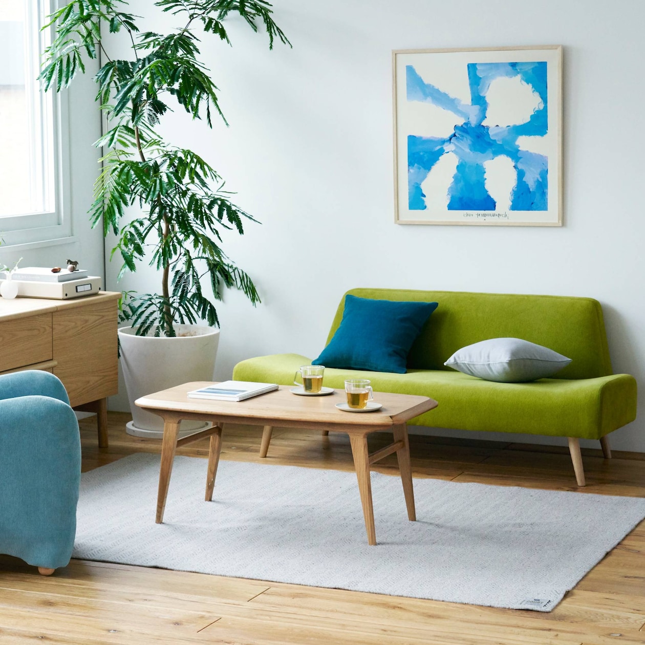 【新古品】［ＩＤＥＥ］ＡＯ　ＳＯＦＡ　（２）　ＧＲＥＥＮ