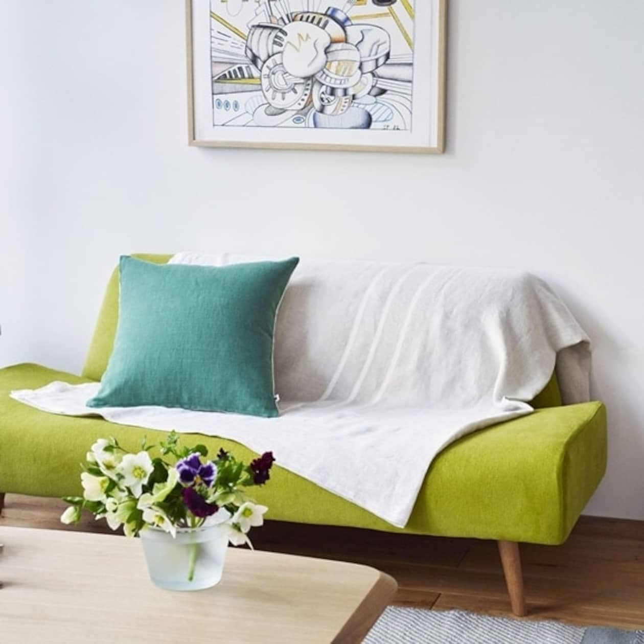 【新古品】［ＩＤＥＥ］ＡＯ　ＳＯＦＡ　（２）　ＧＲＥＥＮ